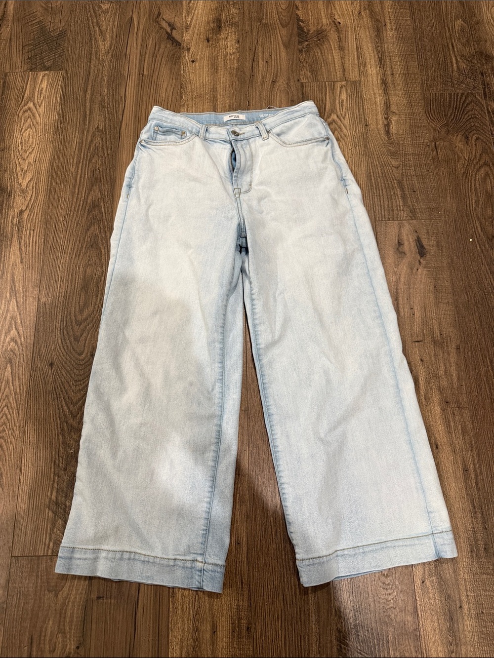 Kensie Jeans The High Rise Wide Leg Ankle